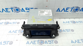 Radio CD player cu ecran Mazda 6 13-15 SUA, ecran uzat, defect la butonul de volum