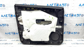 Capacul ușii cartela dreapta față Ford Escape MK3 17-19 negru crom mâner, zgârieturi