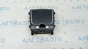 Panoul de control MMI Audi Q7 16-19 are vopseaua cojită pe litere.