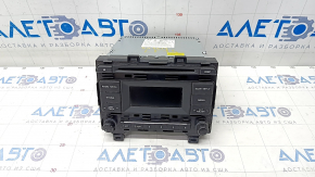 Radio cu casetofon Hyundai Sonata 15-17, ecran mic, crom lucios.