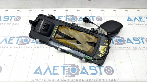 Maneta cutiei de viteze cu capacul schimbatorului Ford Escape MK3 17-19 cauciuc negru, zgârieturi