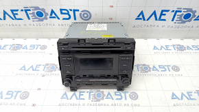 Radio cu casetofon Hyundai Sonata 15-17, ecran mic, cromat