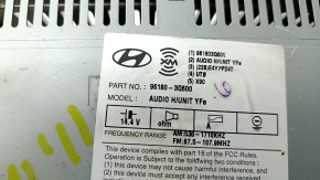 Magnetofon radio PA710S Hyundai Sonata 11-15 tastele sunt șterse