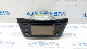 Monitor, display, navigație Nissan Rogue 14-16 SL SV cu defect de display, cipul este rupt.