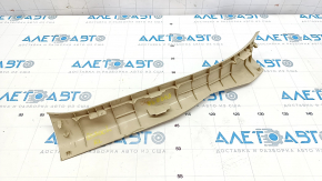 Capac prag spate stânga interior Lexus ES300h ES350 13-18 bej, zgârietură