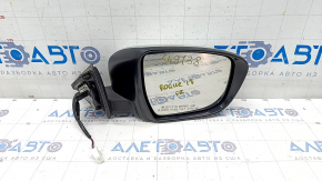 Oglindă laterală dreapta Nissan Rogue 14-20, 3 pini, argintie