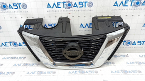 Grila radiatorului Nissan Rogue 17-18 fără cameră, fără emblemă, nisip