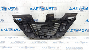 Grila radiatorului Nissan Rogue 17-18 fără cameră, fără emblemă, nisip