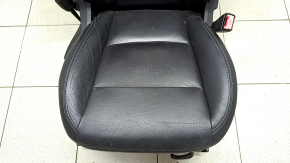 Scaun de pasager Chevrolet Volt 11-15 cu airbag, manual, incalzire, piele, negru, crapaturi pe piele, zgarietura.