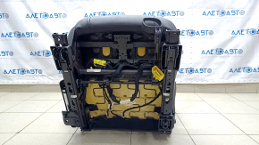 Пассажирское сидение Chevrolet Volt 11-15 с airbag, механическое, подогрев, кожа, черное, трещины на коже, царапина