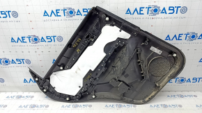 Capacul usii spate dreapta Mazda CX-5 17- cu insertie neagra din piele, cotiera din piele neagra, zgarieturi.