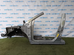 Panoul frontal stânga Lexus RX300 RX330 RX350 RX400h 04-09, argintiu, cu stâlp central.