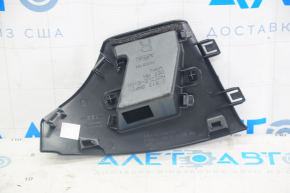 Capacul panoului frontal dreapta superioara Nissan Leaf 18- negru cu grila de aer