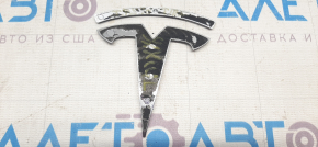 Emblema T a ușii portbagajului Tesla Model X 16-21 cu zgârieturi fine