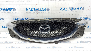 Grila radiatorului asamblată Mazda CX-5 17- fără radar