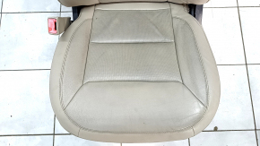 Scaunul șoferului Ford Explorer 20- cu AIRBAG, piele bej, electric, încălzire, ventilație, zdrobit, nevoie de curățare chimică