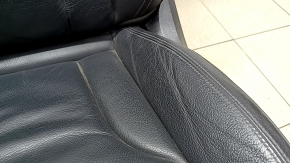 Scaun șofer Audi Q5 8R 09-17 cu airbag, electric, piele neagră, zgârieturi pe piele