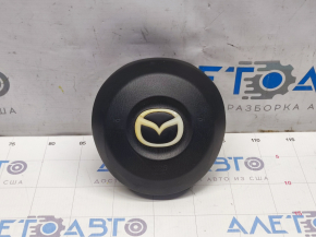 Подушка безопасности airbag в руль водительская Mazda 3 14-16 BM дорест, облез хром эмблемы