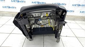 Scaunul șoferului al Honda Clarity 18-21 SUA cu airbag, mecanic, cu încălzire, tapițerie combinată, potrivit pentru curățare chimică, cu inserții