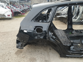 Aripă spate dreapta Audi Q5 8R 09-17, negru, cu zgârieturi.