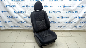 Пассажирское сидение Nissan Rogue 14-20 без airbag, механич, тряпка, черное