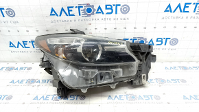 Фара передняя правая Mazda CX-9 16- в сборе LED Adaptive, сломан корпус, песок