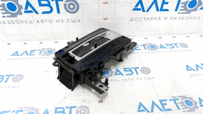 Placuta schimbator pentru Honda Accord 13-17 hibrid tip 2, negru, lucios, cu crom, zgarieturi