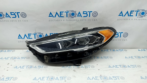 Фара передняя левая в сборе Ford Fusion mk5 17-20 LED, с DRL, песок, слом креп