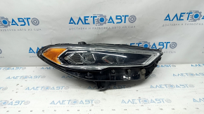 Фара передняя правая в сборе Ford Fusion mk5 17-20 LED, с DRL, песок, скол, слом креп