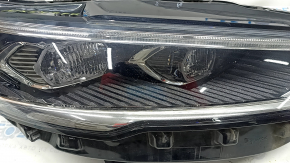 Фара передняя правая в сборе Ford Fusion mk5 17-20 LED, с DRL, песок, скол, слом креп