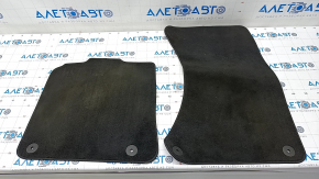 Set covorase interior Audi Q5 8R 09-17 pânză neagră, pentru curățare