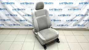 Scaun pasager Toyota Camry v50 12-14 usa fara airbag, mecanic, stofa, gri, pentru curatare