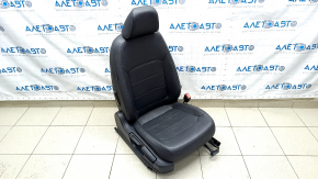 Scaun pasager VW Passat b8 16-19 SUA cu airbag, mecanic, incalzit, piele neagra