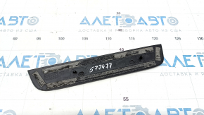 Elemente exterioare prag stânga spate Audi A4 B8 08-16 sedan, negru, cu ornamente cromate, uzate