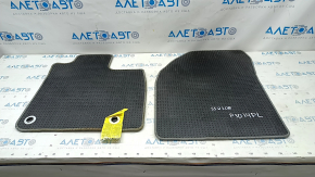 Set covorașe Toyota Prius 30 10-15 pânză gri, plug-in, curățabil uscat