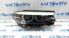 Ansamblu far dreapta fata BMW 5 G30 17-20 LED Corona Rings S524A cu suport, nisip, chips