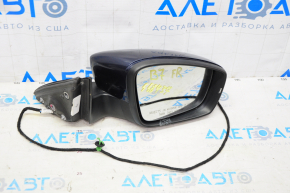 Oglinda dreapta VW Passat b7 12-15 tip USA ca b7 5 pini, semnalizare, albastru