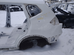 Sfert aripa spate stanga Nissan Rogue 14-20 alb pe caroserie, denivelari