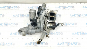 Ansamblu turbină cu colector și țevi de răcire VW Passat b8 16-19 USA 1.8T, 2.0T 83k