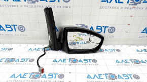 Oglinda laterala dreapta Ford C-max MK2 13-18 9 pini, semnalizare, incalzita, argintie