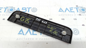 Garnitură prag, spate dreapta, exterior Infiniti G25 G35 G37 4d 06-14 negru, zgârietură