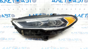 Фара передняя левая в сборе Ford Fusion mk5 17-20 LED, с DRL, песок