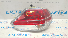 Lampa exterioară aripă stângă Nissan Rogue 14-16 pentru polizare, crăpături în interior, vopsită.