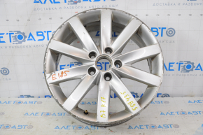 Диск колесный R17 5*112 VW Passat b7 12-15 USA тип 3, бордюрка, полезла краска