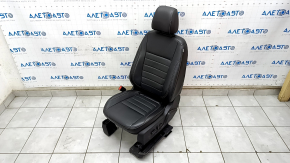 Scaun șofer Ford C-max MK2 13-18 cu airbag, electric, piele neagră, încălzit, ruptură pe spate