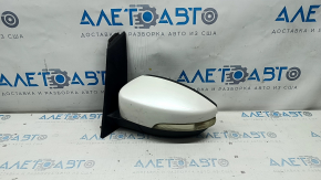 Зеркало боковое левое Ford C-max MK2 13-18 7 пинов, поворотник, подогрев, белое