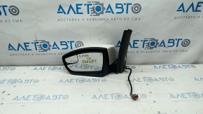 Oglinda laterala stanga Ford C-max MK2 13-18 7 pini, semnalizare, incalzita, alb