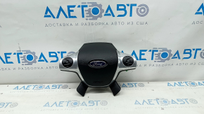 Подушка безопасности airbag в руль водительская Ford C-max MK2 13-18 черн, с кнопками