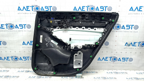 Placa de ornamente usi spate stanga Honda Accord 18-22 piele neagra, insert din lemn, zgarieturi