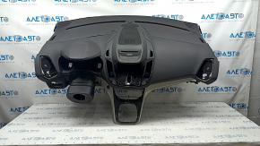 Panoul frontal al tabloului de bord cu AIRBAG Ford C-max MK2 13-18 negru